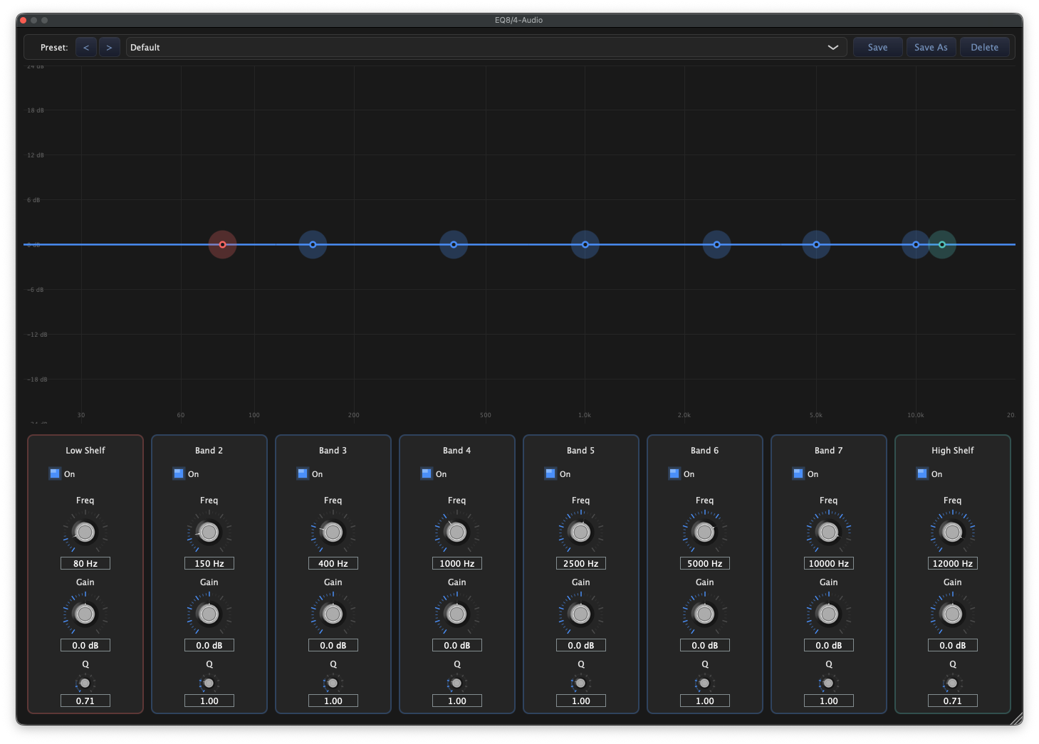 Screenshot EQ-8 Equalizer