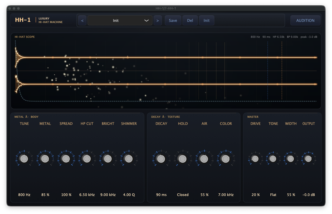 Screenshot HH-1 Hi-Hat Machine