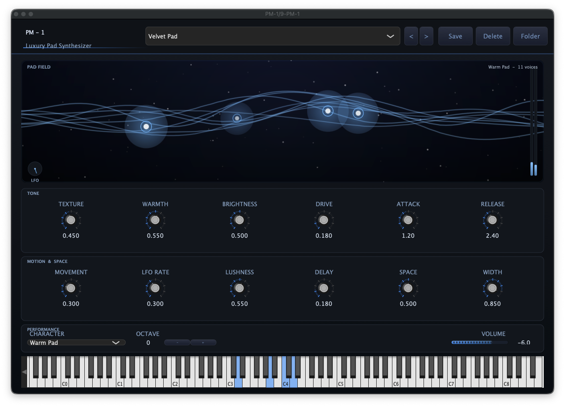 Screenshot PM-1 Pad Synthesizer