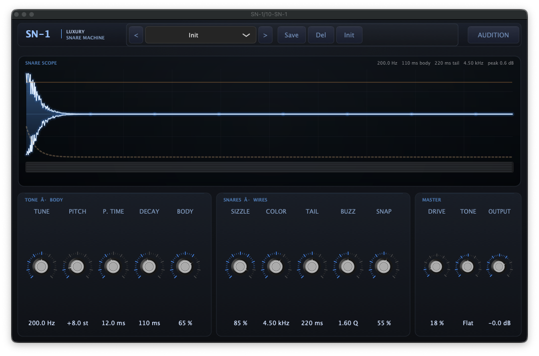 Screenshot SN-1 Snare Machine