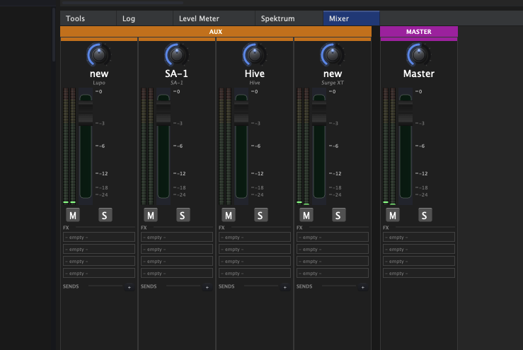 Synthlab Mixer