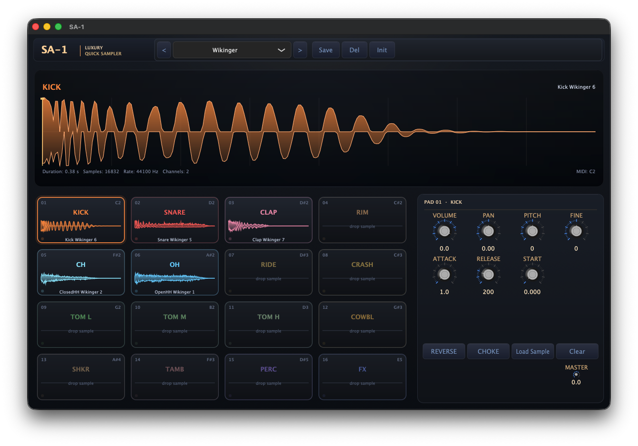 Synthlab SA-1 Drum Machine