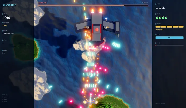 SKYSTRIKE: Shoot'em up über einem echten Terrain