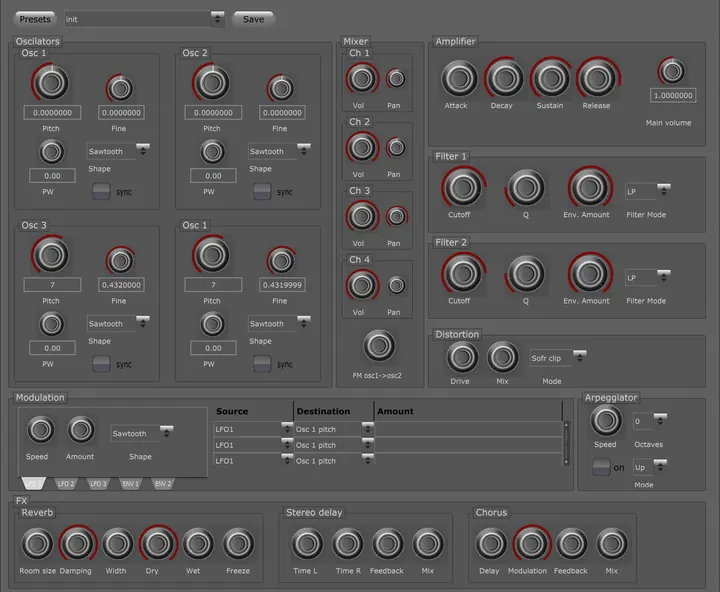 Lupo: virtuell-analoger Synthesizer