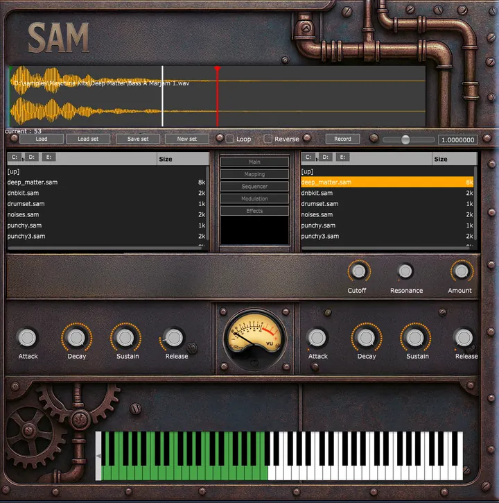 Sam: minimalistischer Sampler